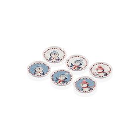 The Mia Penguin 6 Parça 10 CM Çerezlik