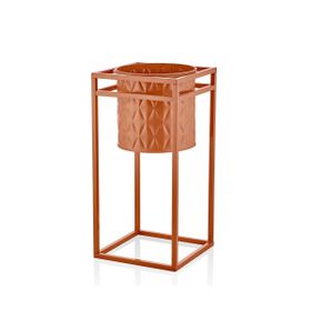 The Mia Prizma Terracota 60x30x30 cm Saksı ve Vazo