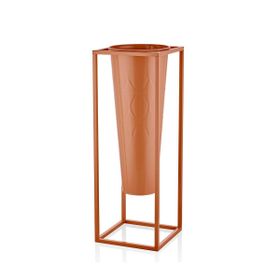 The Mia Prizma Terracota 80x30x30 cm Saksı ve Vazo