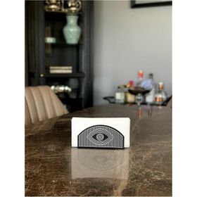 The Mia Siyah Eye 16x8 cm Peçetelik