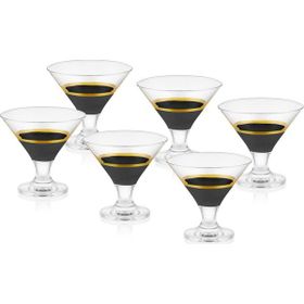 The Mia Siyah Gold 6'lı Set Glow Dondurmalık
