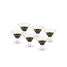 The Mia Siyah Gold 6'lı Set Glow Dondurmalık