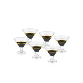 The Mia Siyah Gold 6'lı Set Glow Dondurmalık