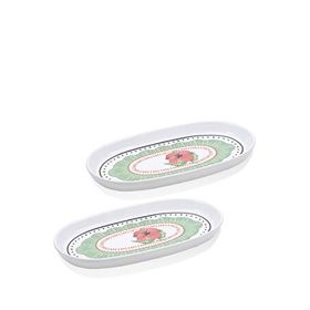 The Mia Spring Seramik Oval 2'li Servis Tabağı