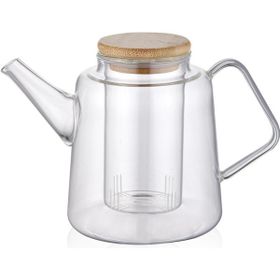 The Mia SSE0021 800 ml Bambu Kapaklı Süzgeçli Demlik