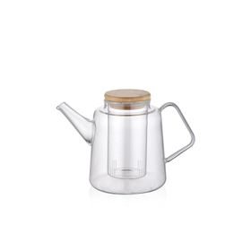 The Mia SSE0021 800 ml Bambu Kapaklı Süzgeçli Demlik