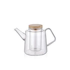 The Mia SSE0021 800 ml Bambu Kapaklı Süzgeçli Demlik
