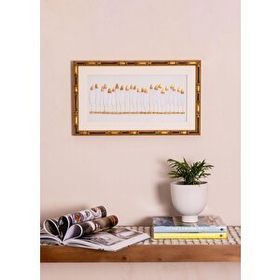 The Mia TBL0098 Flume Beyaz 60x35x4 cm Tablo