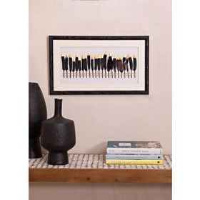 The Mia TBL0099 Flume Siyah 60x35x4 cm Tablo