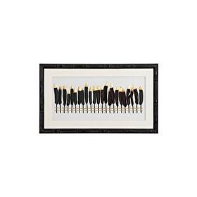 The Mia TBL0099 Flume Siyah 60x35x4 cm Tablo