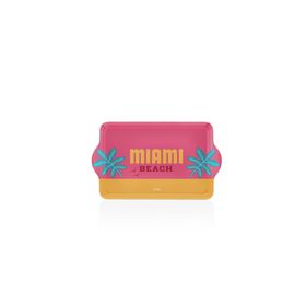 The Mia TPS0060 24x14 cm Fuşya Miami Mini Tepsi