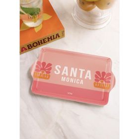 The Mia TPS0062 24x14 cm Pembe Santa Mini Tepsi