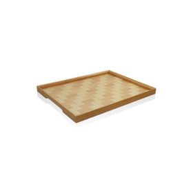 The Mia TPS0065 Wicker 40x31 CM Bambu Tepsi