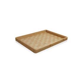 The Mia TPS0067 Wicker 40x31 CM Bambu Tepsi