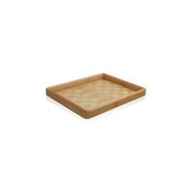 The Mia TPS0068 Wicker 31x25 CM Bambu Tepsi