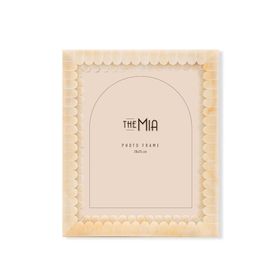 The Mia Wavy 25x30 cm Sarı Fotoğraf Çerçevesi