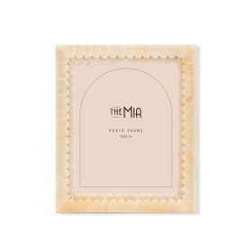 The Mia Wavy 25x30 cm Sarı Fotoğraf Çerçevesi