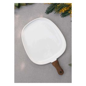 The Mia Woody 38x25 cm Porselen Servis