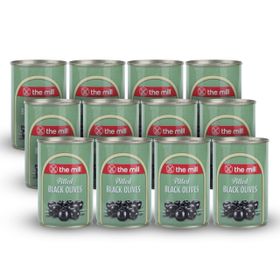The Mill 300 gr Teneke Çekirdeksiz Siyah Zeytin (12 adet)