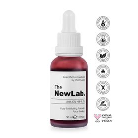 The NewLab Canlandırıcı Cilt Tonu Eşitleyici AHA 10% BHA 2% 30 ml Kırmızı Peeling Serum