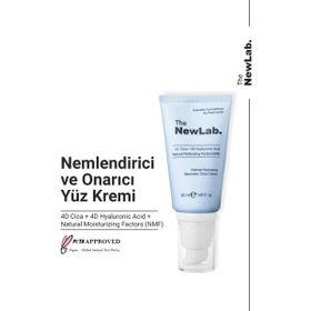 The NewLab NMF Yoğun Nemlendirici Cica Krem + Centella Extract + 50 ml Hyaluronic Acid