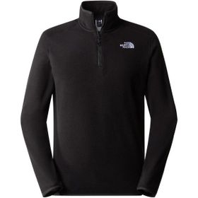 The North Face 100 Glacier 1/4 Zip Erkek Siyah Sweatshirt