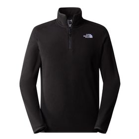 The North Face 100 Glacier 1/4 Zip Erkek Siyah Sweatshirt