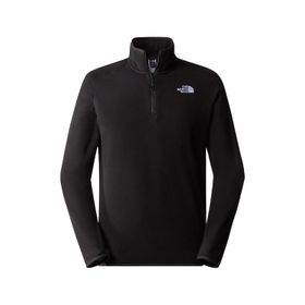 The North Face 100 Glacier 1/4 Zip Erkek Siyah Sweatshirt