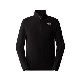 The North Face 100 Glacier 1/4 Zip Erkek Siyah Sweatshirt
