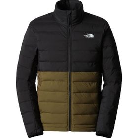 The North Face Belleview Stretch Down Hoodie Erkek Siyah/Yeşil Mont
