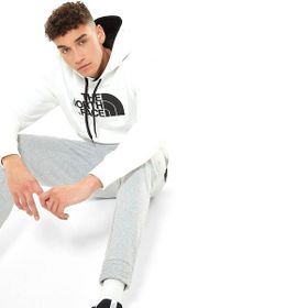 The North Face Beyaz NF00AHJYLA91 Erkek Kapüşonlu Sweatshirt