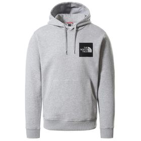 The North Face Gri M Fine Hoodie Erkek Outdoor Sweatshirt