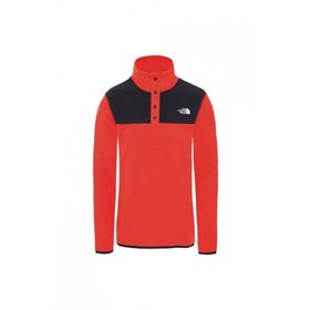 The North Face Kapüşonlu Siyah Kırmızı Kadın Sweatshirt
