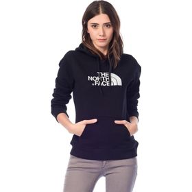 The North Face Kapüşonlu Siyah Kırmızı Kadın Sweatshirt
