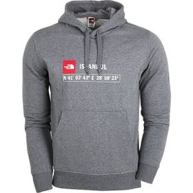 The North Face M Gps Hoodie istanbul Gri Erkek Outdoor Sweatshirts