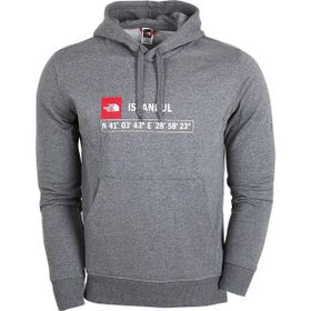 The North Face M Gps Hoodie istanbul Gri Erkek Outdoor Sweatshirts