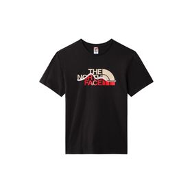The North Face M S-S Mountain Line Tee Siyah Erkek T-shirt