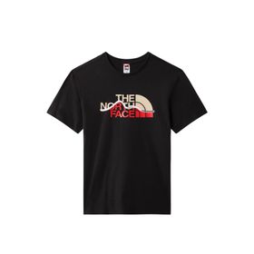 The North Face M S-S Mountain Line Tee Siyah Erkek T-shirt