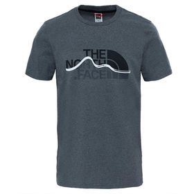The North Face Mountain Line Gri Erkek T-Shirt