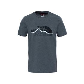The North Face Mountain Line Gri Erkek T-Shirt