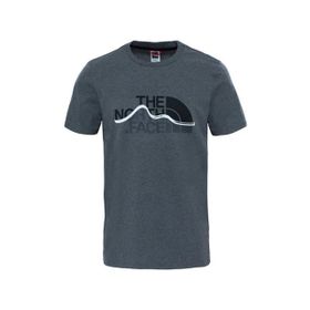The North Face Mountain Line Gri Erkek T-Shirt