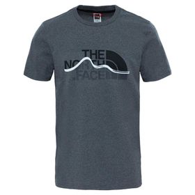 The North Face Mountain Line Gri Erkek T-Shirt
