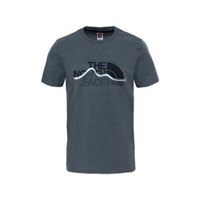 The North Face Mountain Line Gri Erkek T-Shirt