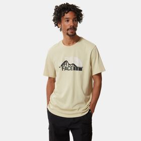 The North Face NF00A3G23X41 Gri Mountain Line Erkek T-shirt