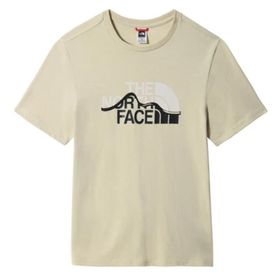 The North Face NF00A3G23X41 M S/S Mountain Line Tee - Eu Erkek Gri Outdoor Tişört