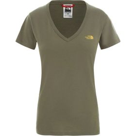 The North Face NF00A3H67D61 W Simple Dome Tee Haki Günlük Kadın T-Shirt