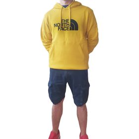 The North Face NF00AHJYH9D1 M Drew Peak Plv Hd Sarı Erkek Outdoor Sweatshirts