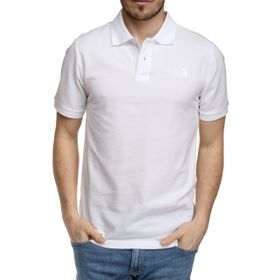 The North Face NF00CG71FN41 Polo Piquet Erkek Beyaz Outdoor T-Shirt