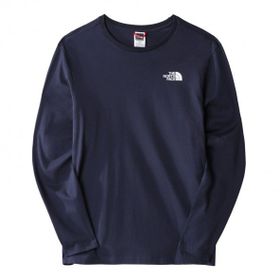 The North Face NF0A2TX18K21 Lacivert M L/S Easy Tee Erkek Günlük Tişört
