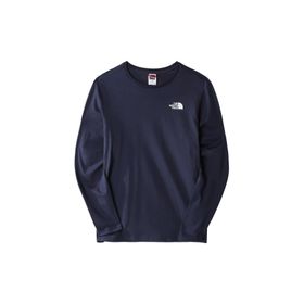 The North Face NF0A2TX18K21 Lacivert M L/S Easy Tee Erkek Günlük Tişört